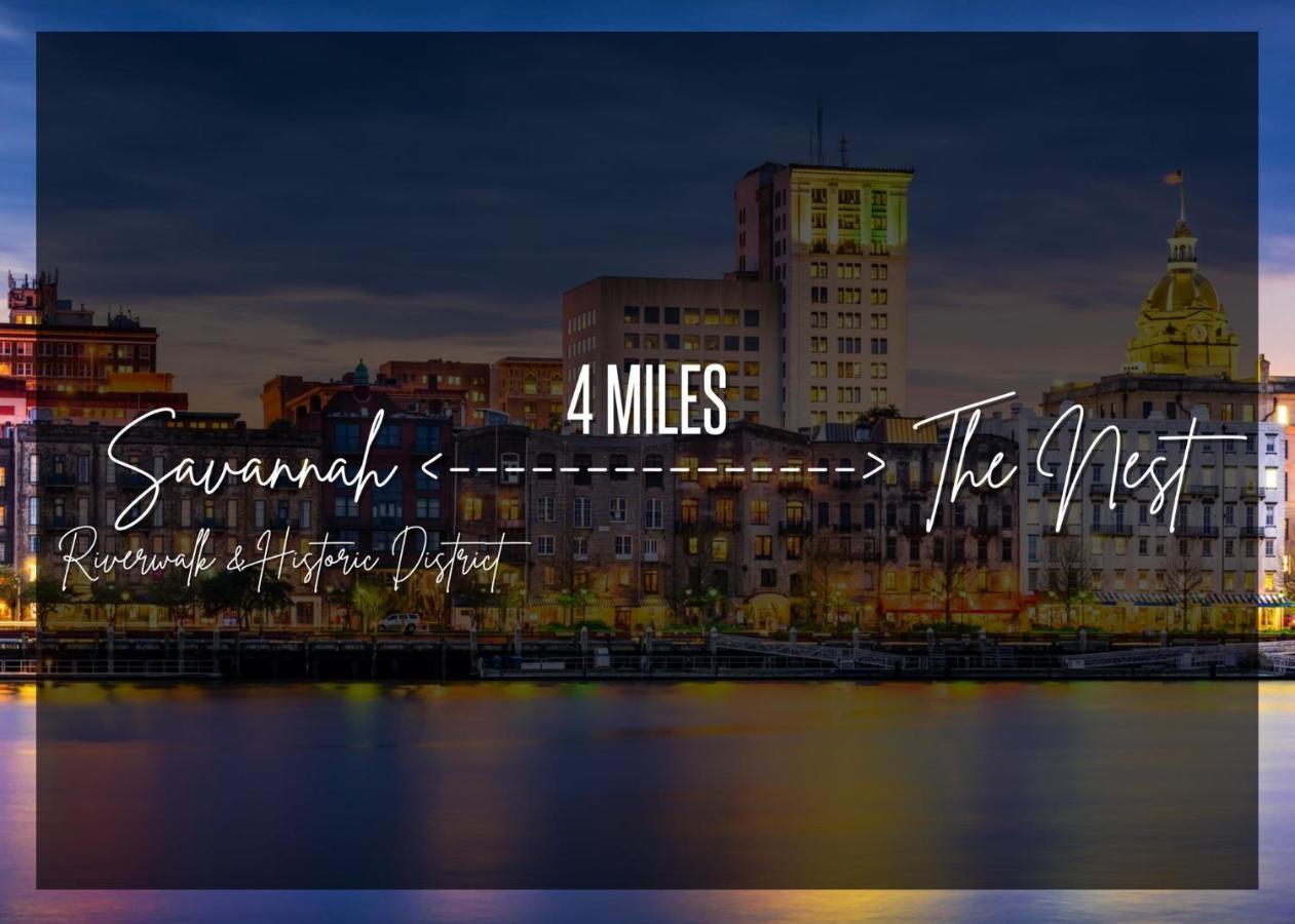 Cozy Oasis 15Min To Dt & Tybee, Home Away From Home - The Nest 서배너 외부 사진
